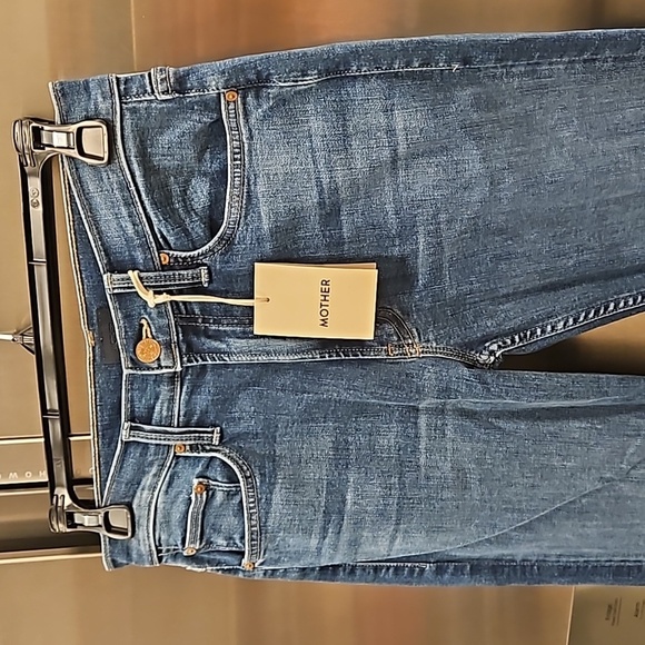 💕MOTHER💕 The Mid Rise Rider Ankle Jeans ~ Right On 27 NWT - Picture 13 of 16